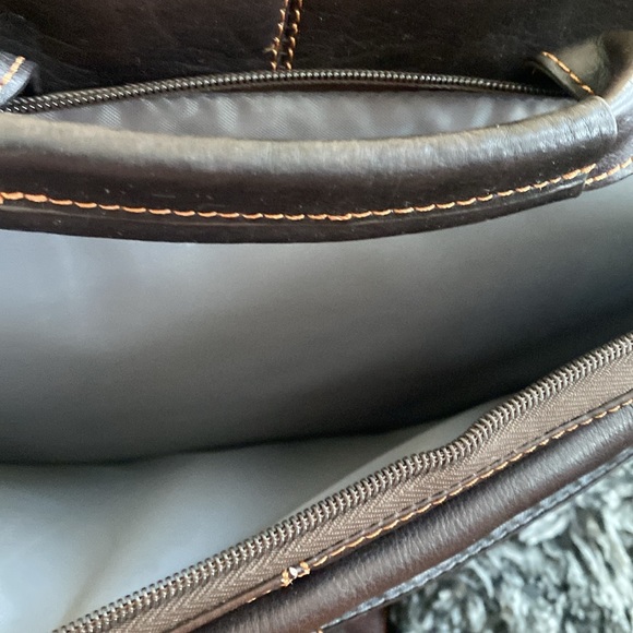 NWT Jack by Jill-e Genuine Leather Camera/Video Travel Bag - Large - Picture 7 of 14